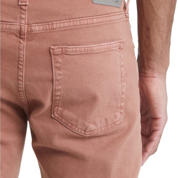 AG Adriano Goldschmied Men's Tellis Modern Slim Jeans 34x33 Dusty Blush - Picture 3 of 5